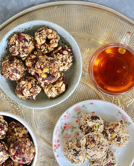 Pistachio & Cranberry Energy Balls