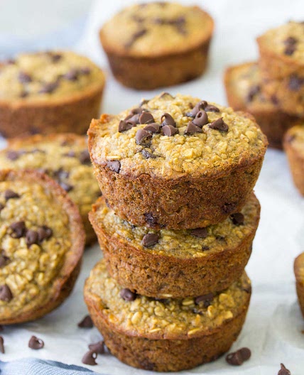 Healthy Blender Banana Muffins (Dairy-Free, Flourless)