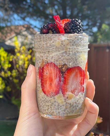Banana Coconut Chia Pudding