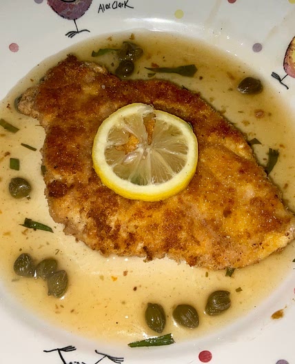 Chicken Piccata Style with Tarragon