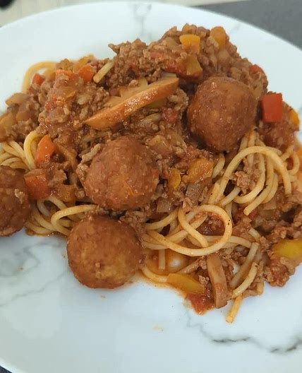 Instant Pot® Spaghetti with Meatballs