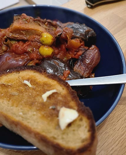Spanish Caponata Style Aubergine