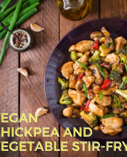 Vegan Chickpea and Vegetable Stir-Fry 