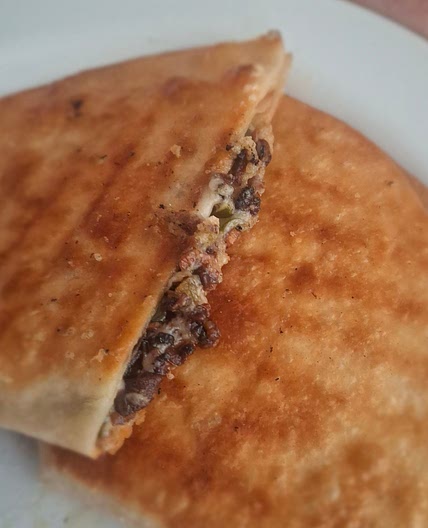 mushroom and jalapeño quesadillas