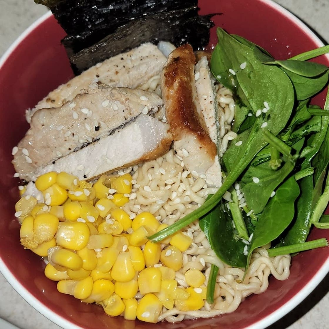 Japanese ramen noodle soup