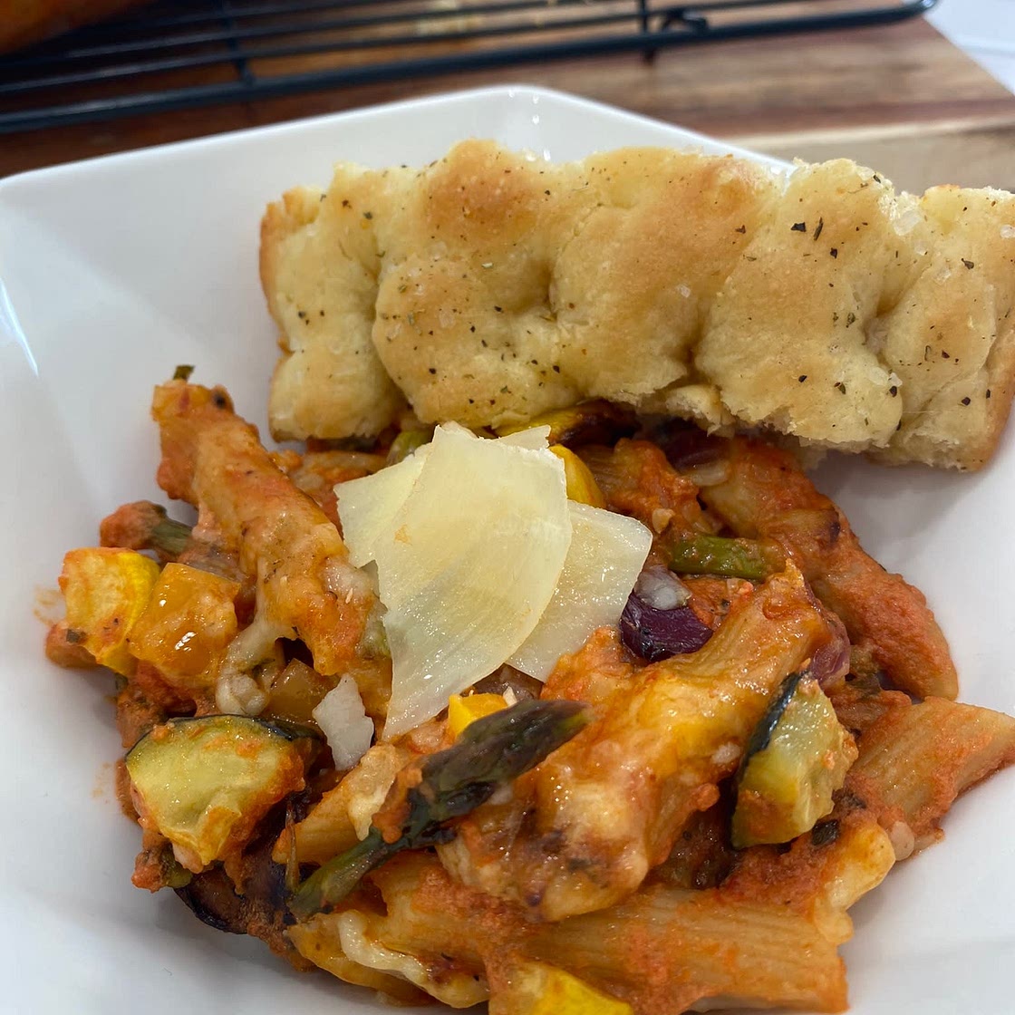 WIC Approved Parma Rosa Baked Ziti with Roasted Vegetables
