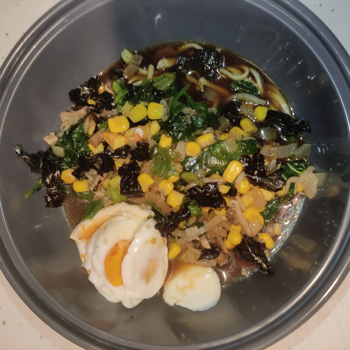 Japanese ramen noodle soup