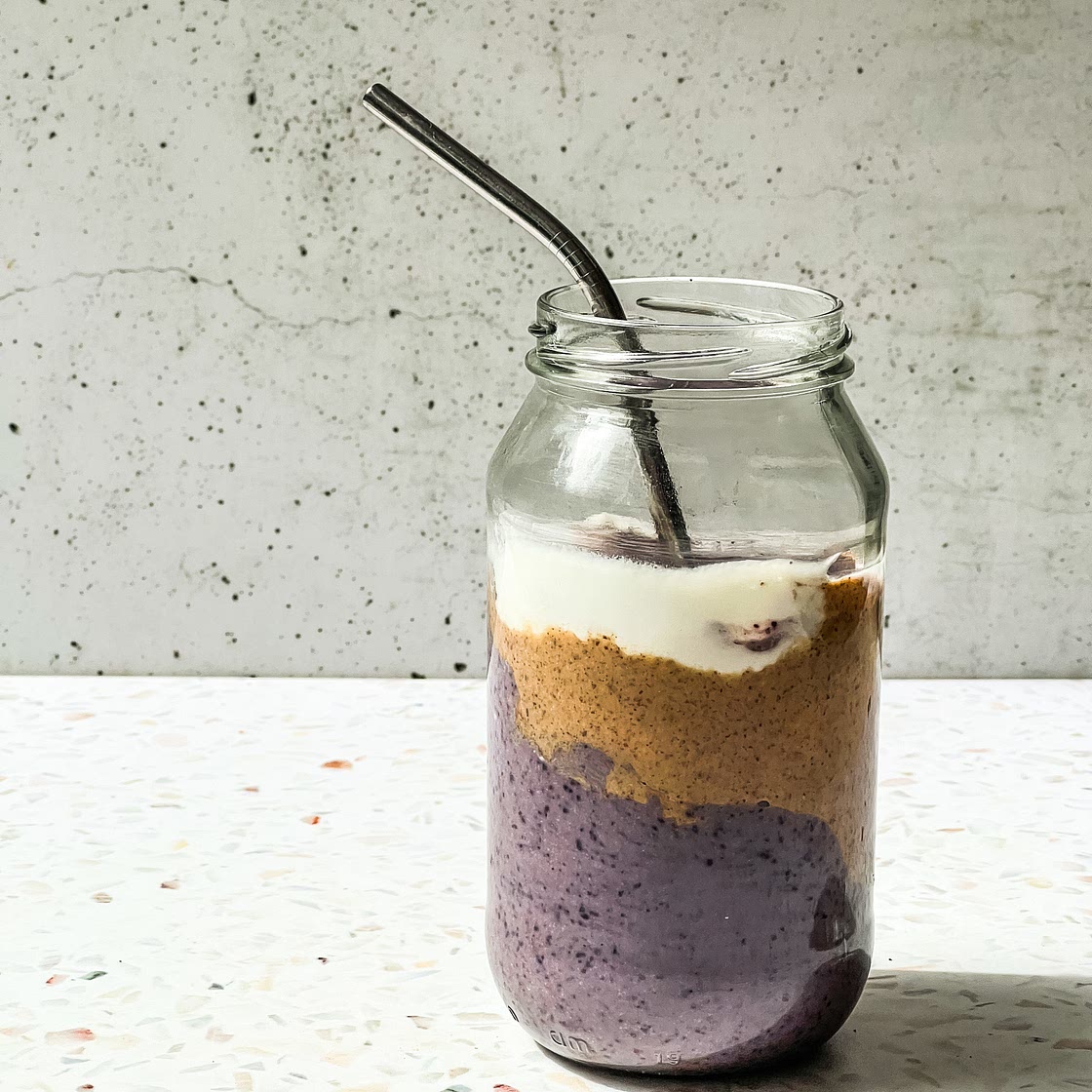 Blueberry Cream Kickstart Smoothie