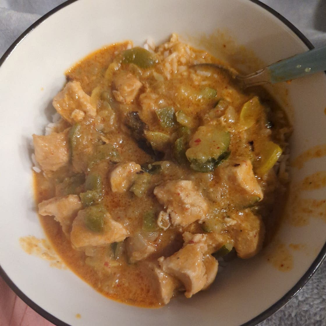 Thai Peanut Curry with Chicken